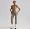 Seamless Backless Yoga Set – 2-Piece Bra & Leggings