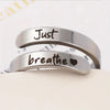 Silver Spiral Heart Ring