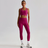 Seamless Backless Yoga Set – 2-Piece Bra & Leggings